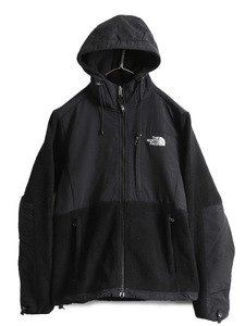 ノースフェイス フード付き デナリ ジャケット レディース S / 古着 The North Face アウトドア フリース パーカー ブルゾン 黒 ジャンパー