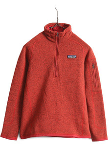 16年製 パタゴニア ベターセーター 1/4 ジップネック レディース XS / Patagonia アウトドア フリース ニット ジャケット プルオーバー 赤