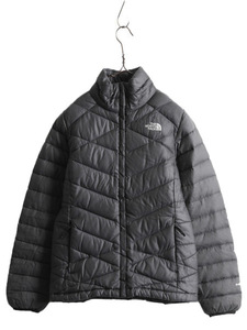 US企画 ノースフェイス 550フィル ダウン ジャケット レディース S / 古着 The North Face アウトドア ジャンパー ブルゾン ハイネック 灰