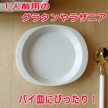 送料無料 わけあり 一人用 18cm オーバル サークル シェイプ グラタン皿 小 ５個 セット 美濃焼 陶器 日本製_画像4
