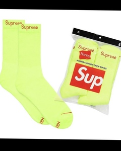 Supreme シュプリーム 23SS HANES CREW SOCKS ヘインズ ソックス 靴下 バラ売り！ １足販売！ 【新品未使用品！】