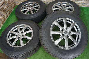 美品★SR 6.5J+38 5H114.3★95~99%山★2021年★冬用 BS DM-V3 215/70R16 アウトランダー RAV4 ハリアー RVR エクリプスクロス エスクード