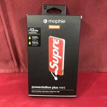 【YH-6834】中古品 Supreme シュプリーム mophie powerstation plus mini モーフィー パワーステーションプラスミニ モバイル バッテリー_画像10