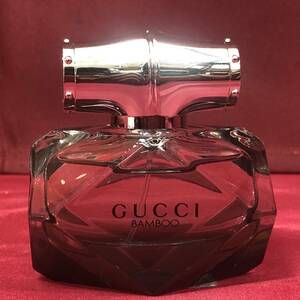 【YH-6906】中古品 GUCCI グッチ BAMBOO バンブー オードパルファム EDP 30ml 香水 残80%程度