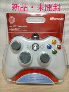 【新品】廃盤 激レア XBOX360 Microsoft純正品 コントローラー 有線 USB PC用コントローラー