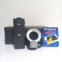 SUNPAK GX8R RING LIGHT リングライト　ケース付き　Polaroid 600 Film　ポロライドフィルム　National PP-SU01A　ストロボ　(SK)_画像1