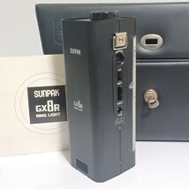 SUNPAK GX8R RING LIGHT リングライト　ケース付き　Polaroid 600 Film　ポロライドフィルム　National PP-SU01A　ストロボ　(SK)_画像7