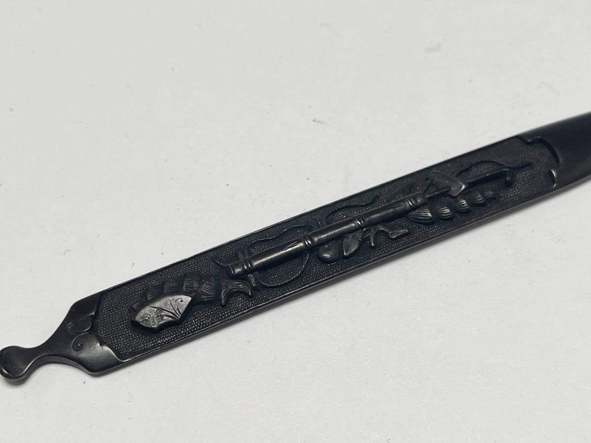 Yahoo!オークション -「赤銅魚」(鍔、刀装具) (武具)の落札相場・落札価格