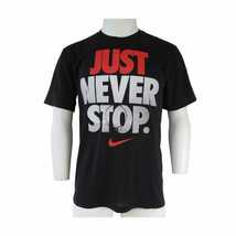 新品 Lサイズ★ナイキ 半袖Tシャツ ブラック 黒色 NBA NIKE スニーカー ナイキ バスケット ダンスウェア JUST DO IT ビッグサイズ メンズ_画像3