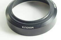 hiE-03★送料無料 並品★MINOLTA MD 35mm F1.8 MD 35mm F2.8 ミノルタ レンズフード_画像4