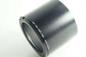 hiH-05★送料無料 良品★MINOLTA New MＤ100-200mm F5.6用 メタルフード 55mm径 ミノルタ レンズフード