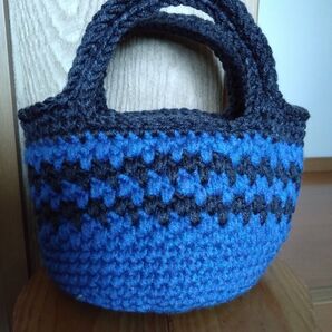 ニットバッグ ハンドメイド かぎ針編み