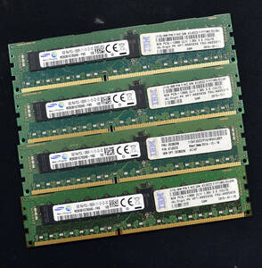 (送料無料) 32GB (8GB 4枚組) DDR3L PC3L-12800R DDR3L-1600 REG 1Rx4 240pin ECC Registered Samsung サーバー MacPro向け (SA5125 x2s