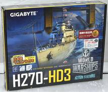 (国内発送/未使用品) GIGA-BYTE GA-H270-HD3 rev.1.0 Intel H270 Chipset/LGA1151 (第6/7世代CPU対応) ATX　マザーボード (管:MX05_画像2