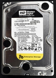 WESTERN DIGITAL WD1002FBYS (容量 1TB 3.5インチ SATA 内蔵 HDD 2011年製 使用時間 45300H (Cristal DiscInfo 正常状態)(管:HG02-1