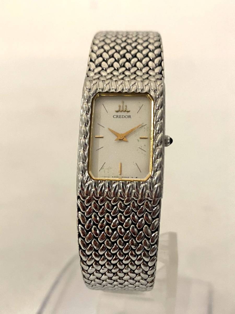 高額売筋】 極美品【稼働品】SEIKO セイコー クレドール 2F70 ブラック