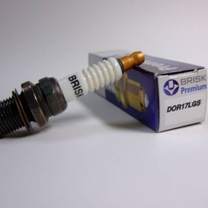 BRISK ブリスク スパークプラグ DOR17LGS×3本 @1,200円 NGK ZFR5 送料無料
