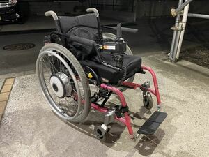 電動車椅子YAMAHAヤマハ OXエンジニアリングYZ-EピンクラメJAYJ2クッション送料着払い