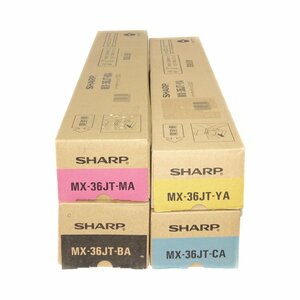 ☆4色セット SHARP シャープ 純正トナー MX-36JT-BA/CA/MA/YA MX2640/MX3140/MX3640用 【送料無料】 NO.3974