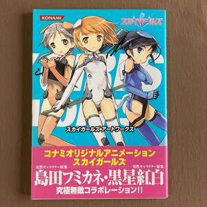 スカイガールズ アートワークス★島田フミカネ／黒星紅白★イラスト 設定資料★コナミデジタルエンタテインメント 2006年