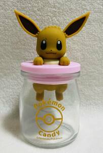 送料510円～★ポケモン キャンディボトル イーブイ★ポケットモンスター ガラス瓶 小物入れ マスコット フィギュア