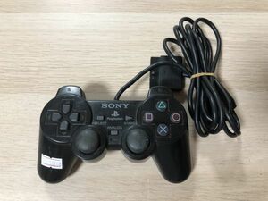 PS2 周辺機器 デュアルショック2 コントローラー ブラック【管理 16108】【C】