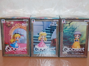 Qposket petit★Disney Charater 全３種セット 新品・未開封 アリス シンデレラ ジェーン