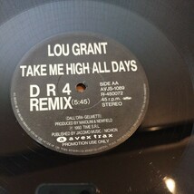 King & Queen/Lou GrantHe-Hey Dancing (Remix) / Take Me High All Days (Remix) AVJS-1089 (12 レコード)_画像3