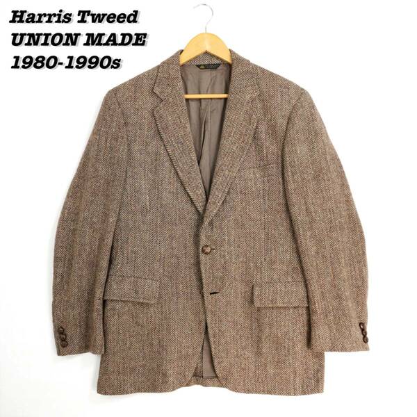 Harris Tweed Jacket 1980s 1990s 304069 UNIONMADE ハリスツイード ツイードジャケット 1980年代 1990年代 ユニオンメイド