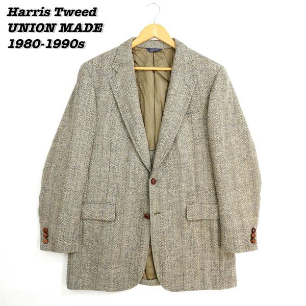 Harris Tweed Jacket 1980s 1990s 304072 UNIONMADE VINTAGE ハリスツイード ツイードジャケット ユニオンメイド ヴィンテージ 1980年代