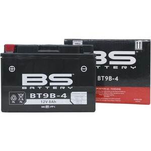 BSバッテリー(ビーエスバッテリー) バイク バッテリー BT9B-4 (GT9B-4 互換) 密閉型MFバッテリー