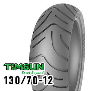 TIMSUN(ティムソン) バイク タイヤ TS606 130/70-12 62N TL リア TS-606