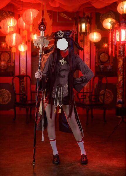 三分妄想 胡桃 原神 コスプレ 武器あり