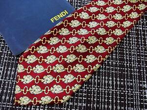 [ sale goods!]R4320! Fendi [ tropical fish * flower * sea ] necktie *
