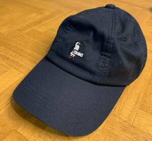 CHUMS Kid's Booby Pilot Cap チャムス ブービーパイロットキャップ NAVY USED　子供用