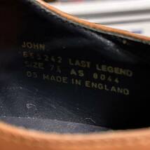 LOAKE ローク 125周年モデル ホールカットメダリオンシューズ UK7.5 英国製 25.5 26.0相当 ビジネス_画像7