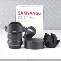 SAMYANG 14mm F2.8 キヤノン EF用 極上に近い美品でおススメ！！ フルサイズ対応 単焦点広角レンズ_画像9