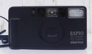 当時物＊コンパクトカメラ ＊PENTAX ESPIO＊AF ZOOM 35mm-70mm FULL MACRO ＊PANORAMA＊ストラップ付き レトロカメラ フィルム＊ジャンク品