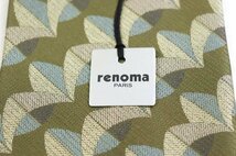 レノマ ブランドネクタイ ストライプ柄 シルク 日本製 未使用 メンズ ベージュ renoma_画像6