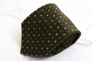  Gherardini бренд галстук квадратное рисунок panel рисунок шелк мужской хаки GHERARDINI