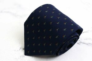  Gherardini бренд галстук мелкий рисунок рисунок общий рисунок шелк мужской темно-синий GHERARDINI