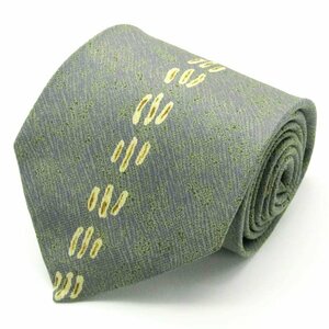  I m Pro duct brand necktie panel pattern total pattern silk made in Japan men's gray im product