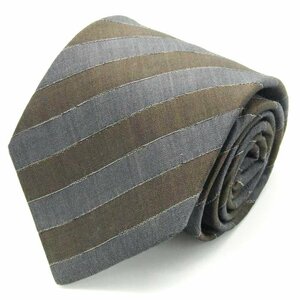  I m Pro duct brand necktie silk stripe pattern Issey Miyake men's gray im product