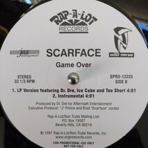 12inch US PROMO盤/SCARFACE GAME OVER_画像3
