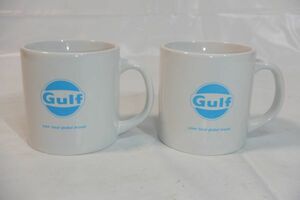 HCT39w05★2個セット★Gulf★ガルフ★★マグカップ★★コーヒーカップ★未使用品★73×75㎝★迅速発送★送料安い★