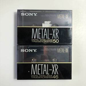 カセットテープ メタルテープ SONY METAL XR 46分1本・50分1本