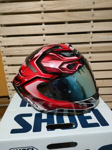 SHOEI　x-fourteen エアロダイン　Mサイズ　赤　ショウエイ フルフェイスヘルメット　バイク用　x-14 