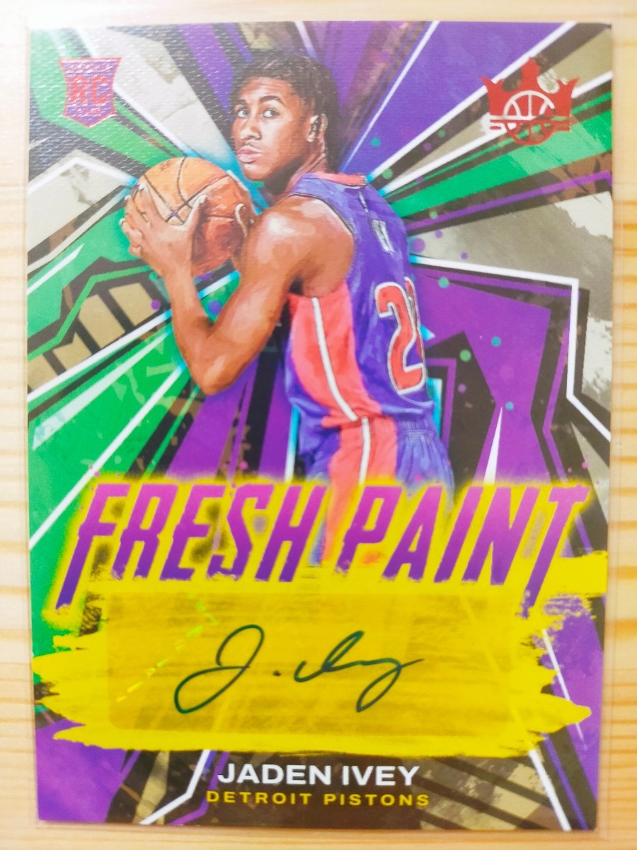 Jaden Ivey RC NBA Panini R 直筆サイン カード d ジェイデンアイビー