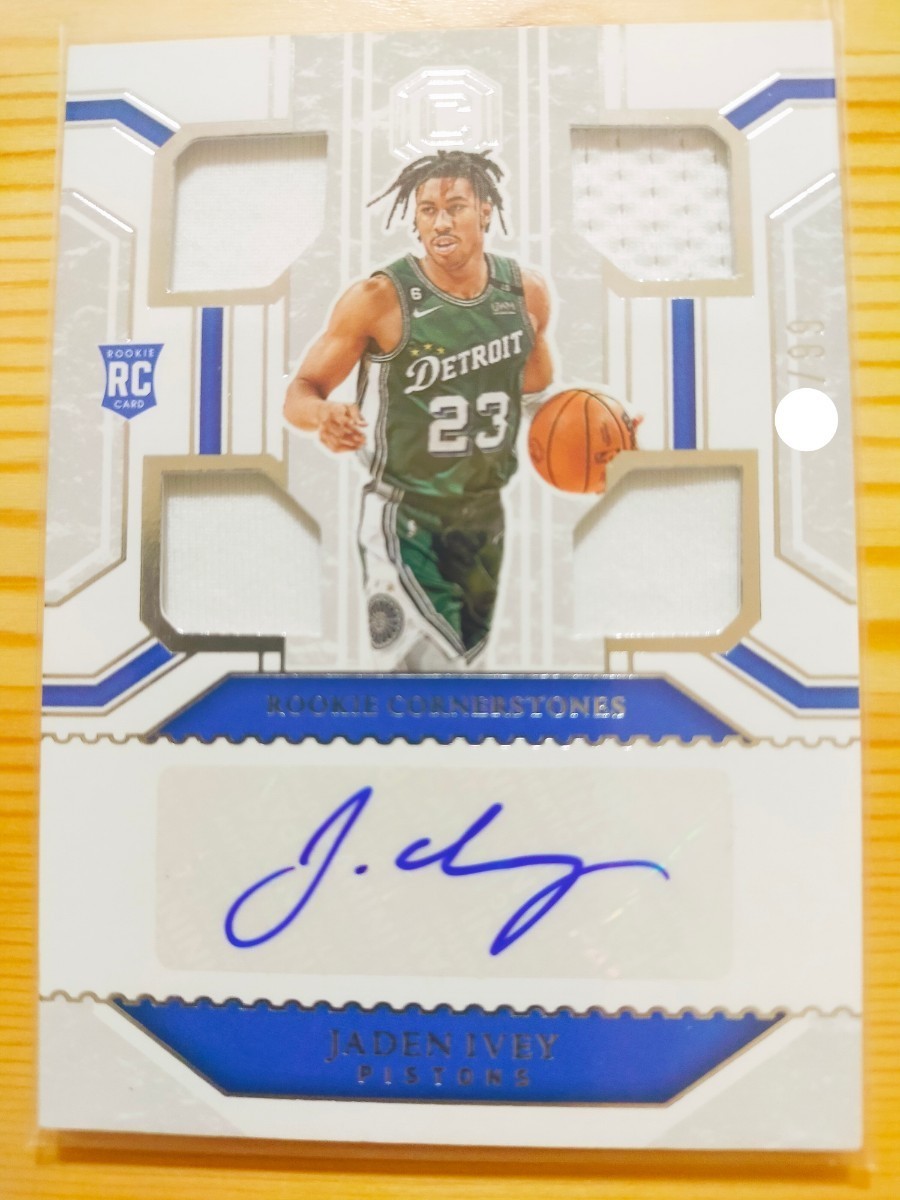 Jaden Ivey RC NBA Panini 直筆サイン カード i ジェイデンアイビー