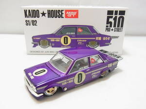 MINI GT 1/64 KAIDO HOUSE S1/02 510 PRO STREET ダットサン ブルーバード プロストリート